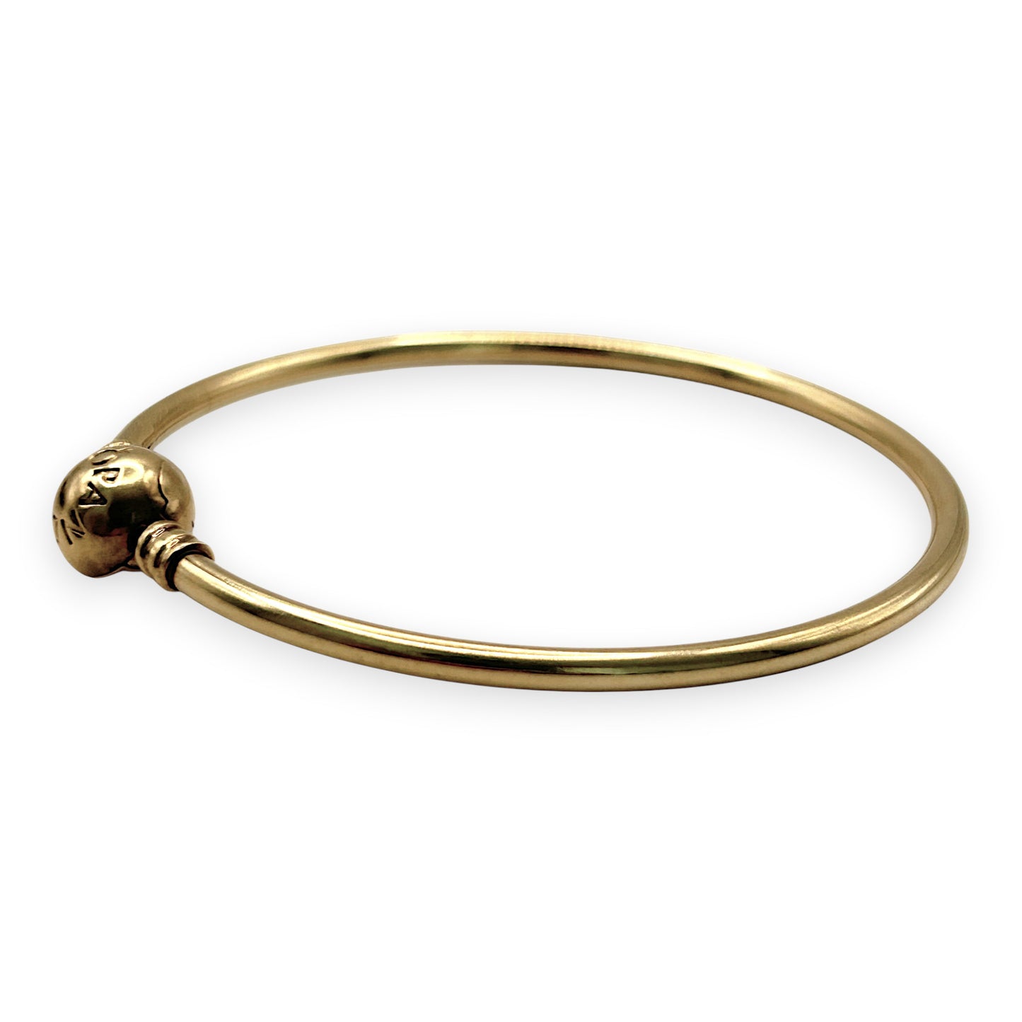 NZGD | 14ct Gold Pandora Moments Bangle 19CM