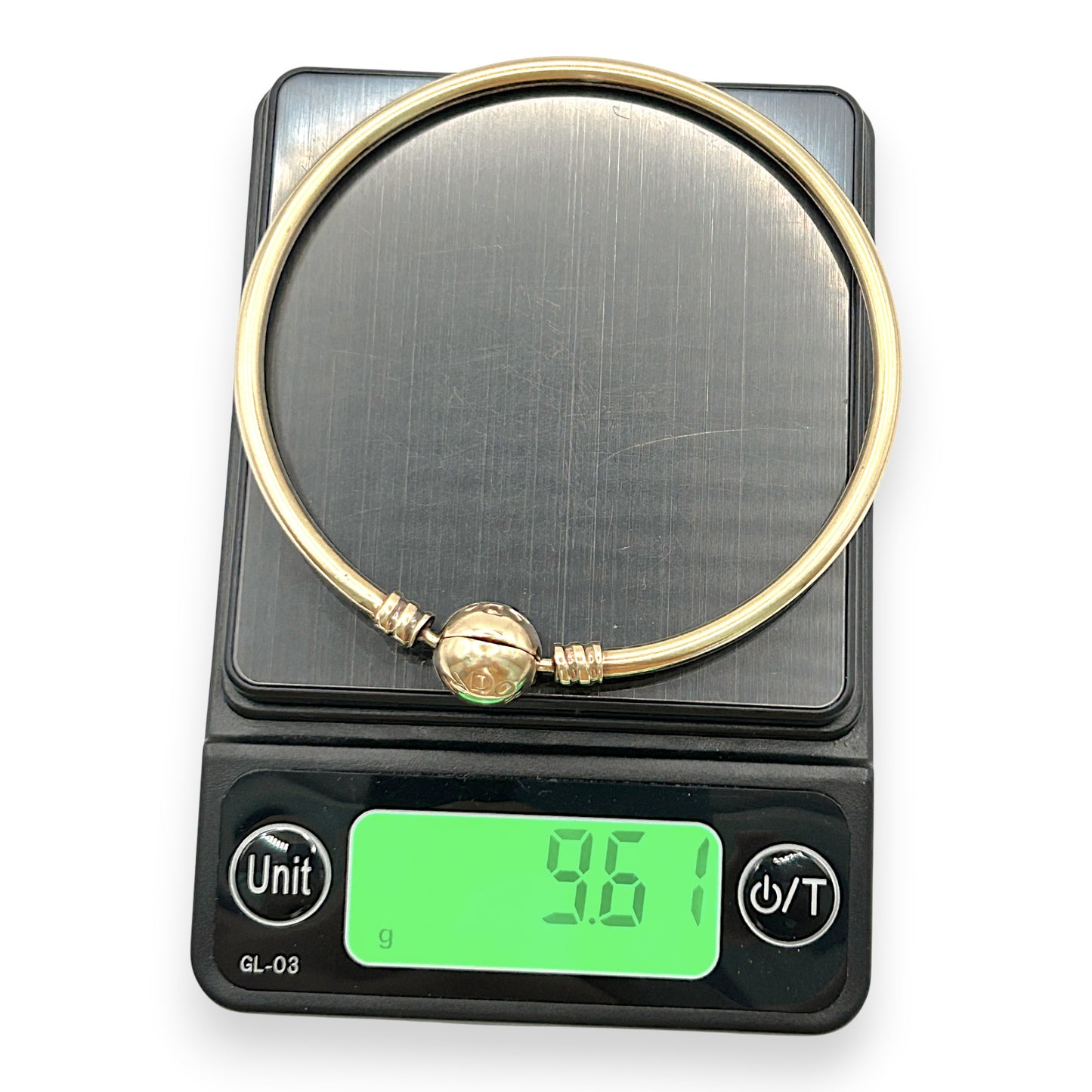 NZGD | 14ct Gold Pandora Moments Bangle 19CM