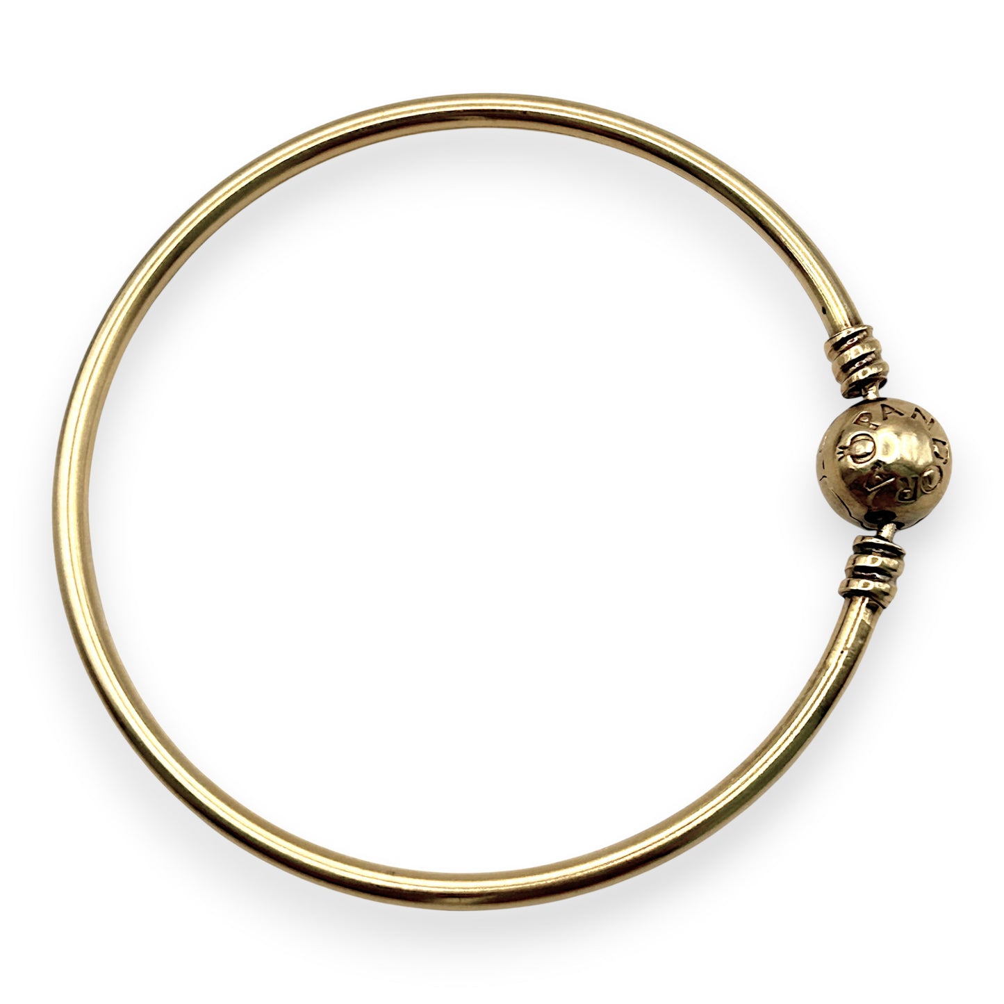 NZGD | 14ct Gold Pandora Moments Bangle 19CM
