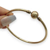 NZGD | 14ct Gold Pandora Moments Bangle 19CM