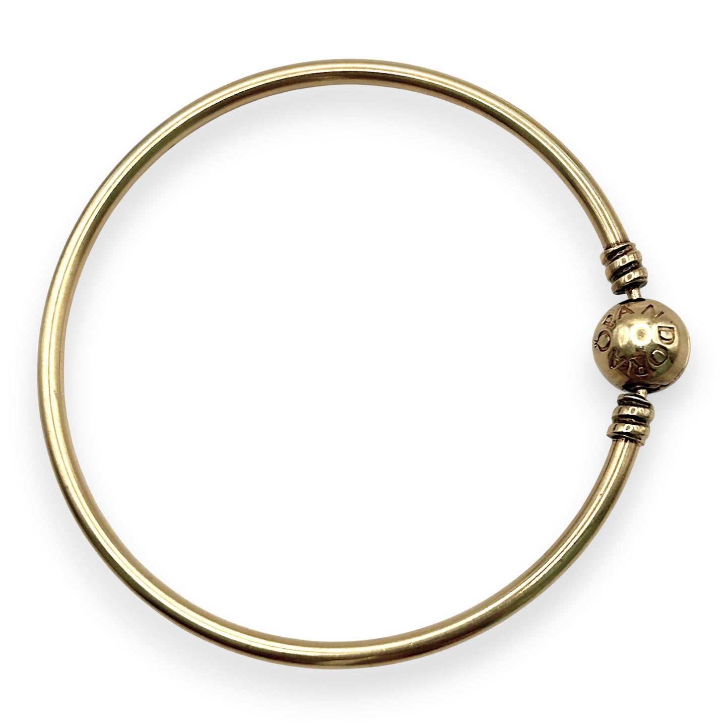 NZGD | 14ct Gold Pandora Moments Bangle 19CM