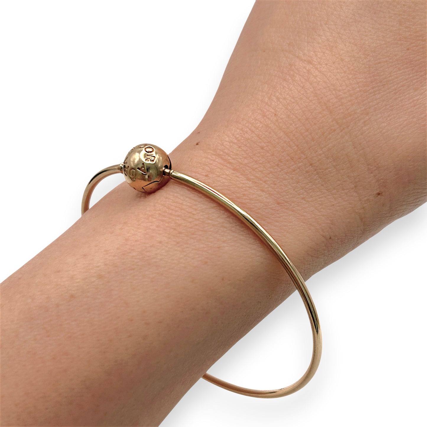NZGD | 14ct Gold Pandora Celestial Bangle 18.5CM