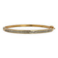 NZGD | 14ct Gold Golden Whisper Diamond Bangle Valuation $6,600