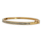 NZGD | 14ct Gold Golden Whisper Diamond Bangle Valuation $6,600