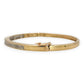 NZGD | 14ct Gold Golden Whisper Diamond Bangle Valuation $6,600
