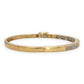 NZGD | 14ct Gold Golden Whisper Diamond Bangle Valuation $6,600