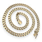 NZGD | 18ct Gold Prestige Round‑Edge Cuban Chain 58.02g