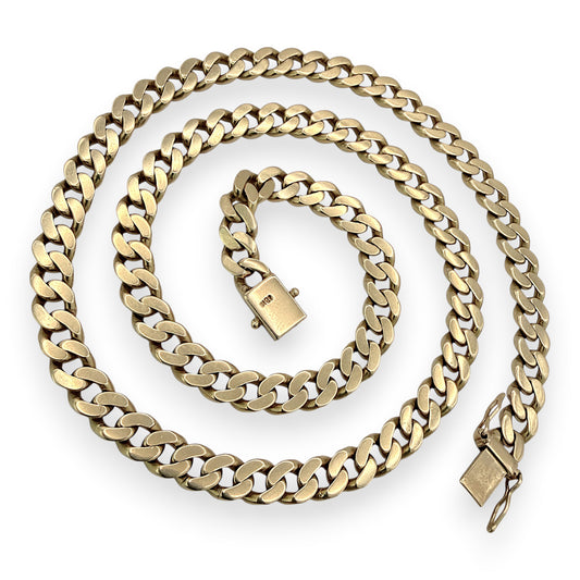 NZGD | 18ct Gold Prestige Round‑Edge Cuban Chain 58.02g
