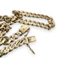 NZGD | 18ct Gold Prestige Round‑Edge Cuban Chain 58.02g