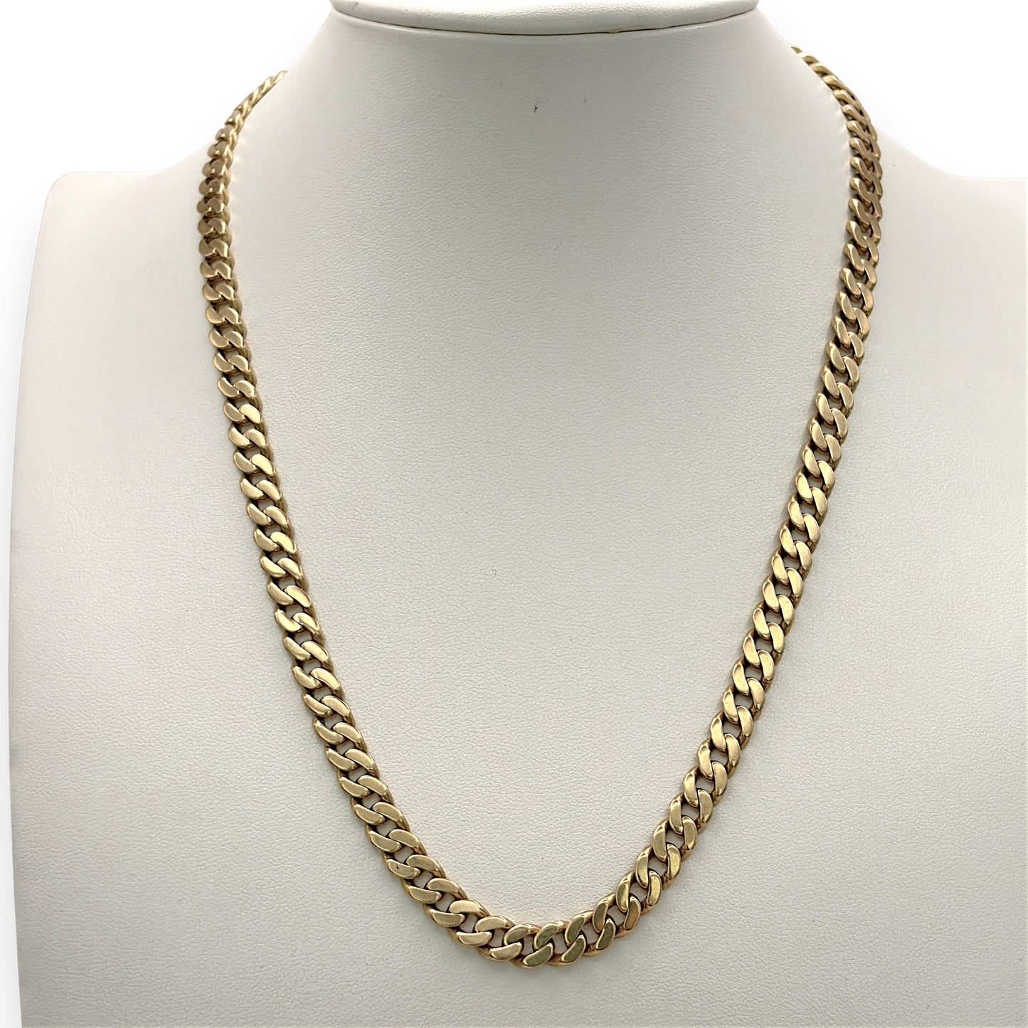 NZGD | 18ct Gold Prestige Round‑Edge Cuban Chain 58.02g