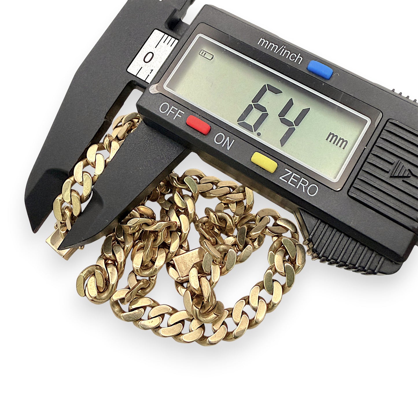NZGD | 18ct Gold Prestige Round‑Edge Cuban Chain 58.02g