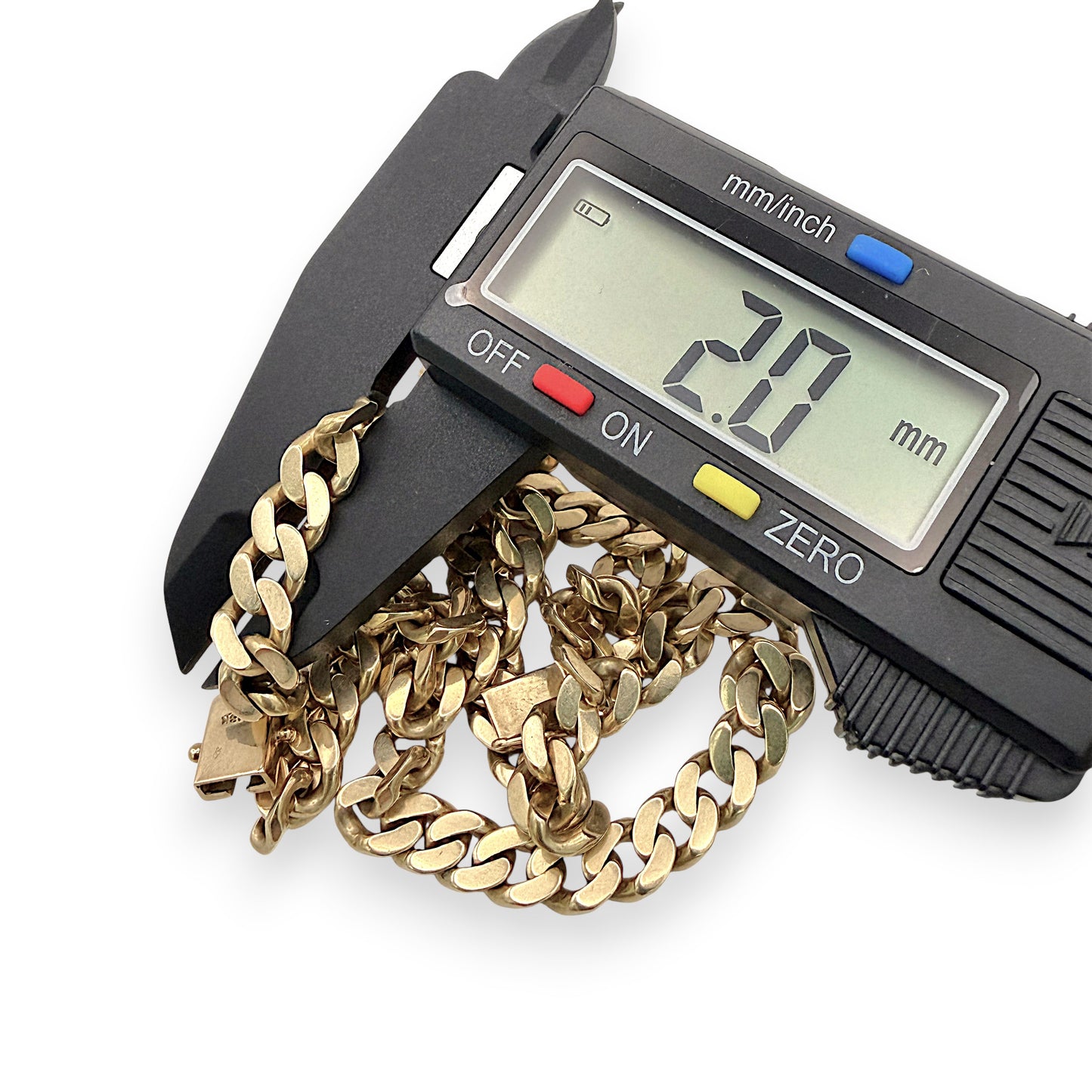 NZGD | 18ct Gold Prestige Round‑Edge Cuban Chain 58.02g