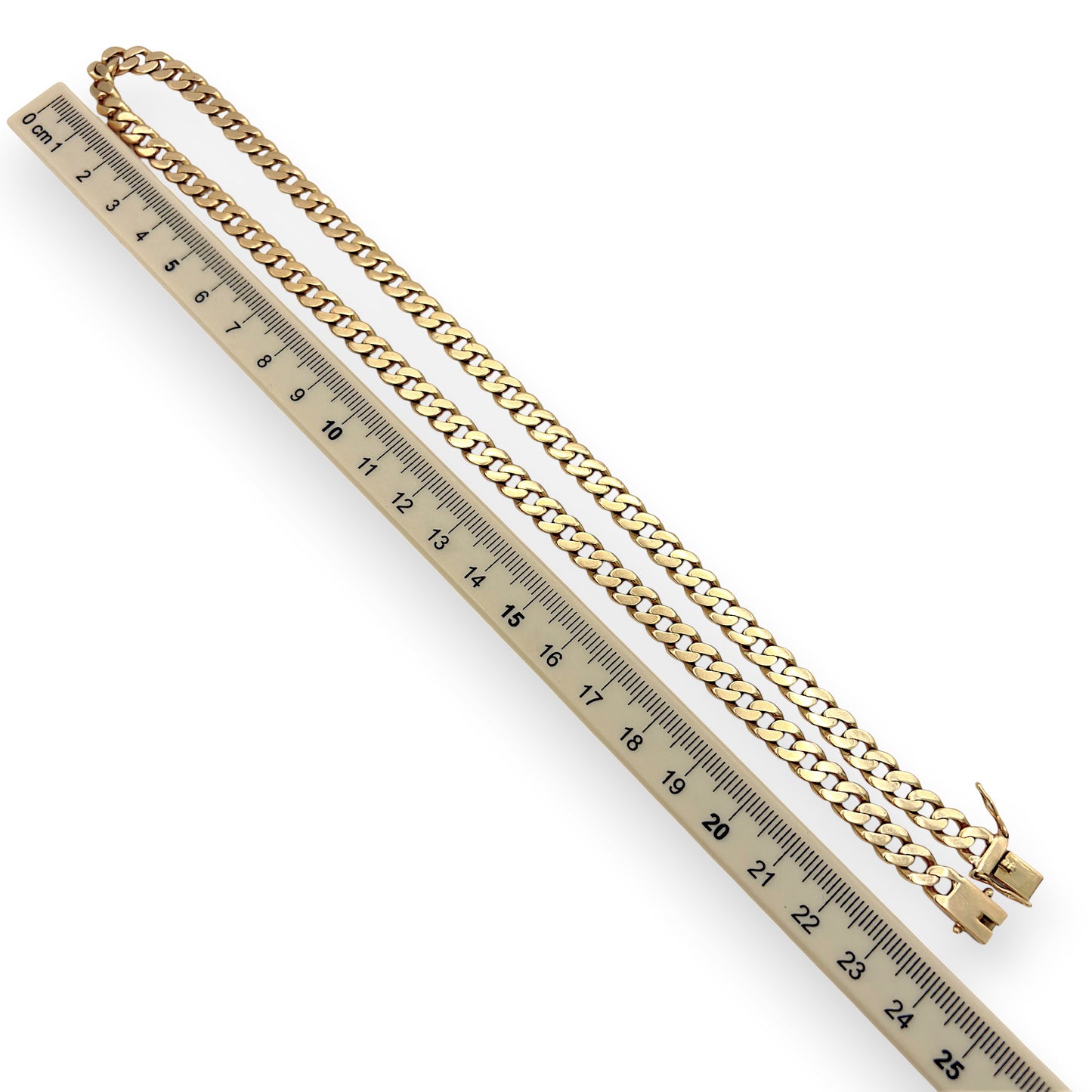 NZGD | 18ct Gold Prestige Round‑Edge Cuban Chain 58.02g