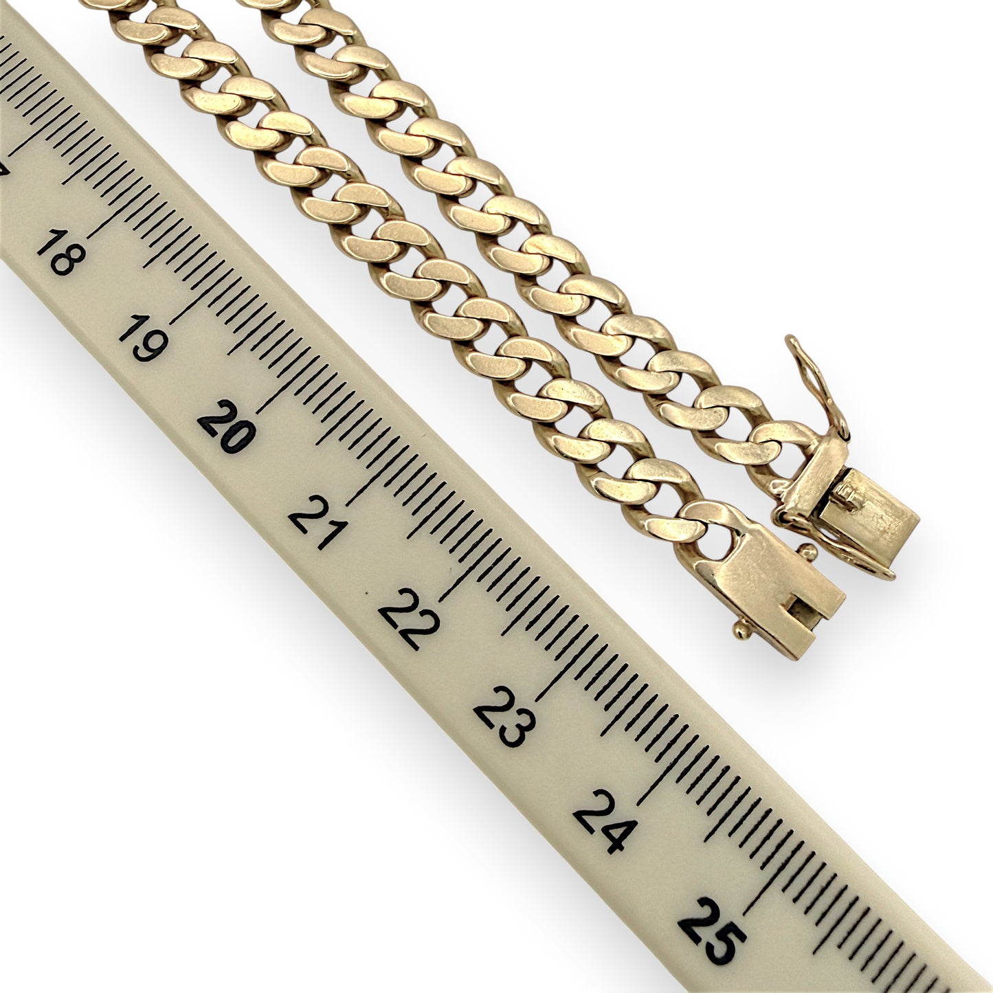 NZGD | 18ct Gold Prestige Round‑Edge Cuban Chain 58.02g