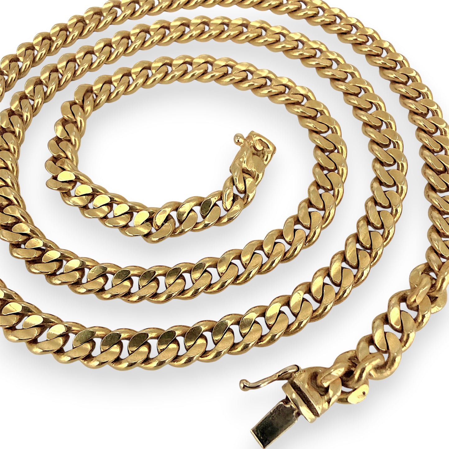 NZGD | 18ct Gold Dominion Cuban Link Chain 53 cm