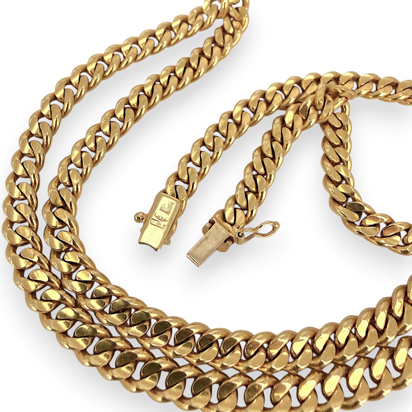 NZGD | 18ct Gold Dominion Cuban Link Chain 53 cm