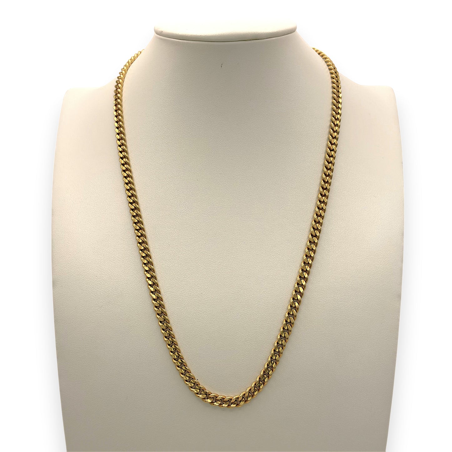 NZGD | 18ct Gold Dominion Cuban Link Chain 53 cm