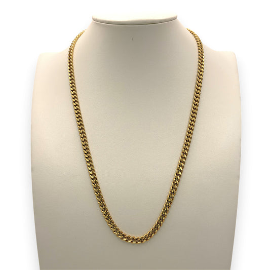 NZGD | 18ct Gold Dominion Cuban Link Chain 53 cm