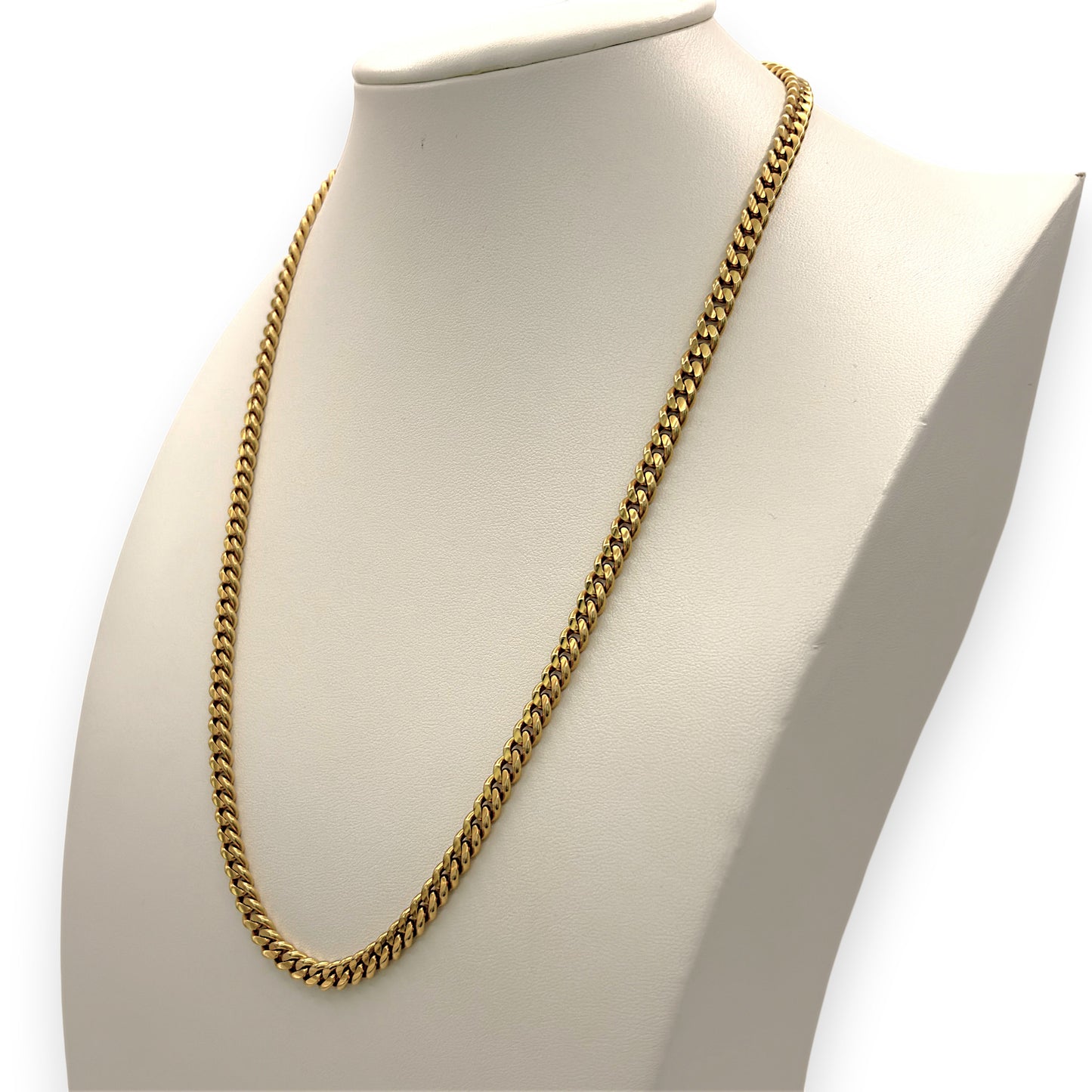 NZGD | 18ct Gold Dominion Cuban Link Chain 53 cm