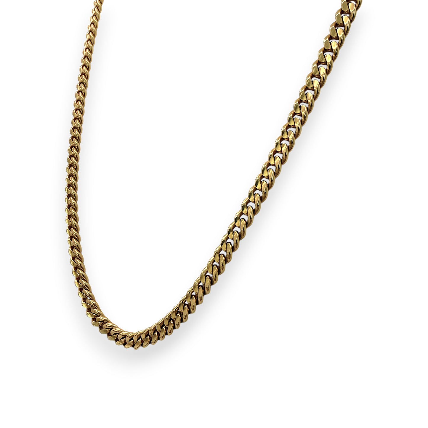 NZGD | 18ct Gold Dominion Cuban Link Chain 53 cm
