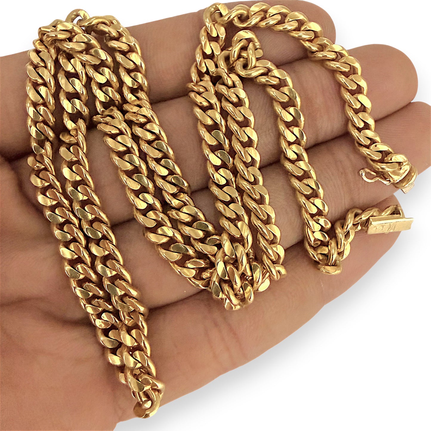 NZGD | 18ct Gold Dominion Cuban Link Chain 53 cm