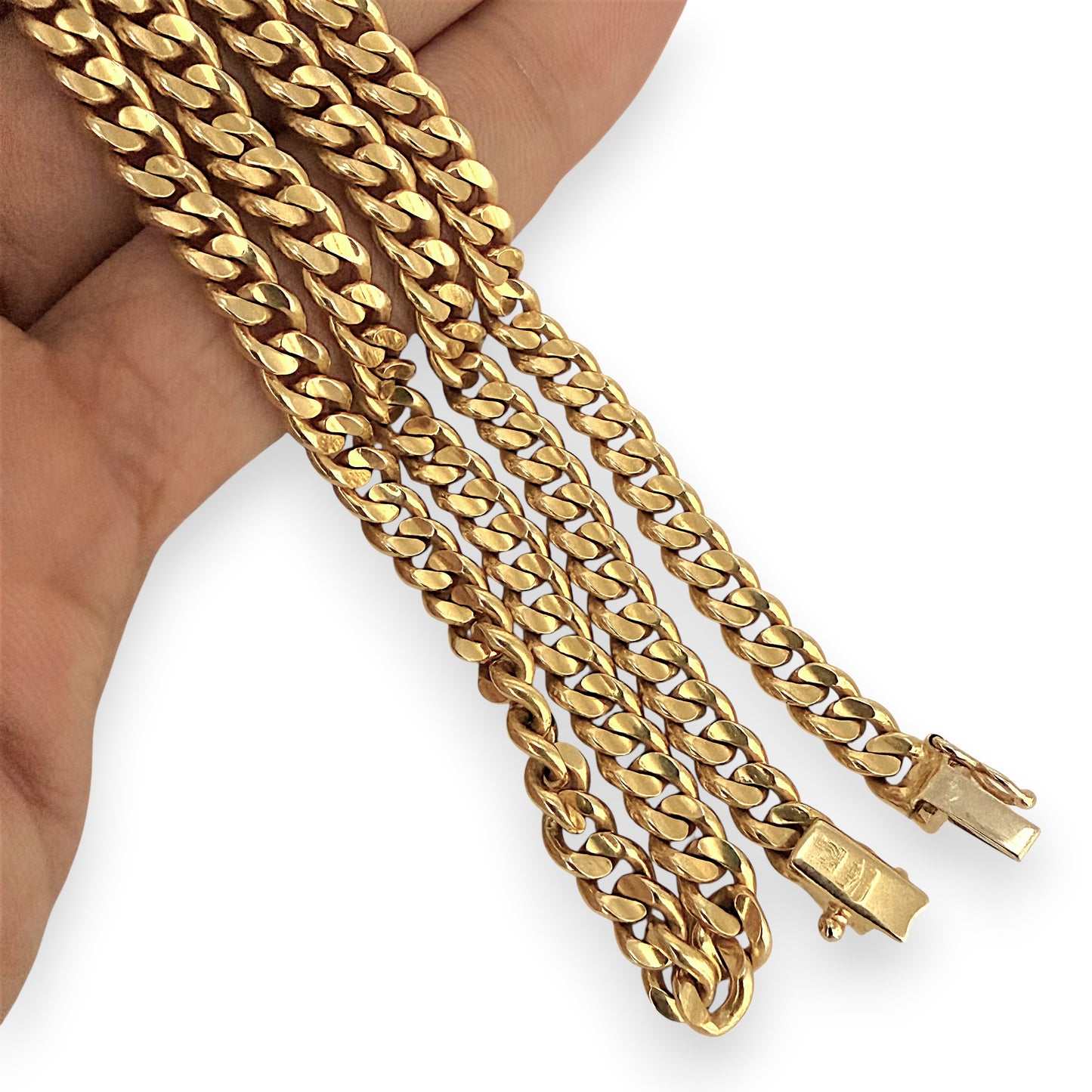 NZGD | 18ct Gold Dominion Cuban Link Chain 53 cm