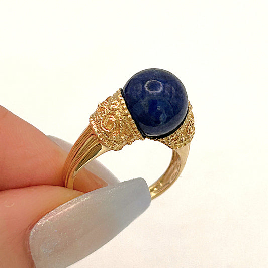 NZGD | 18ct Gold Ring - Imperial Midnight Lazurite Valuation $5,250