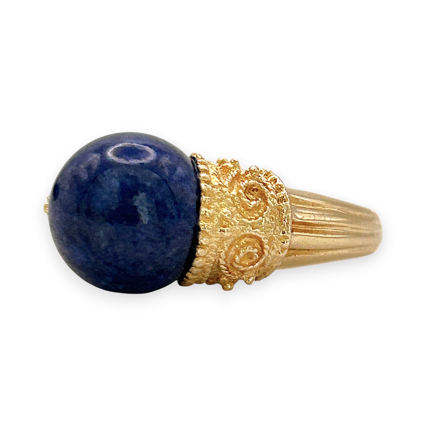 NZGD | 18ct Gold Ring - Imperial Midnight Lazurite Valuation $5,250