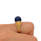 NZGD | 18ct Gold Ring - Imperial Midnight Lazurite Valuation $5,250