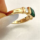 NZGD| 18ct Gold Ring Emerald Crown Trilogy Valuation $4,000
