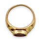 NZGD | 18ct Gold Ring - Garnet Sovereign Statement Valuation $8,000