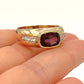 NZGD | 18ct Gold Ring - Garnet Sovereign Statement Valuation $8,000