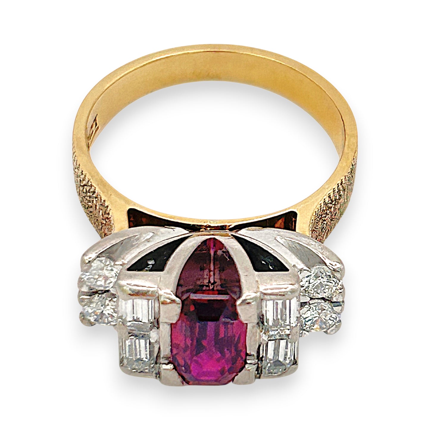 NZGD| 18ct Gold Imperial Ruby Radiance Ring Valuation $9,100