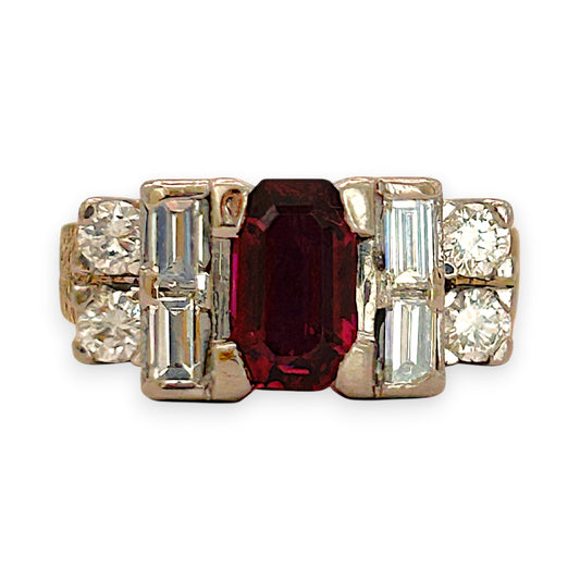 NZGD| 18ct Gold Imperial Ruby Radiance Ring Valuation $9,100