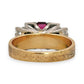 NZGD| 18ct Gold Imperial Ruby Radiance Ring Valuation $9,100