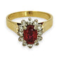 NZGD | 18ct Gold Ruby Solstice Bloom Ring Valuation $4,500