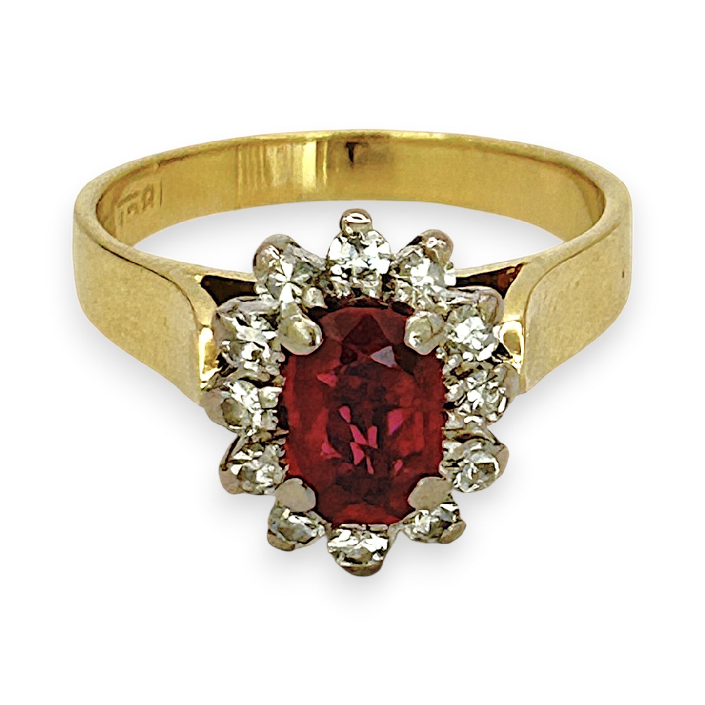 NZGD | 18ct Gold Ruby Solstice Bloom Ring Valuation $4,500