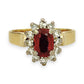 NZGD | 18ct Gold Ruby Solstice Bloom Ring Valuation $4,500