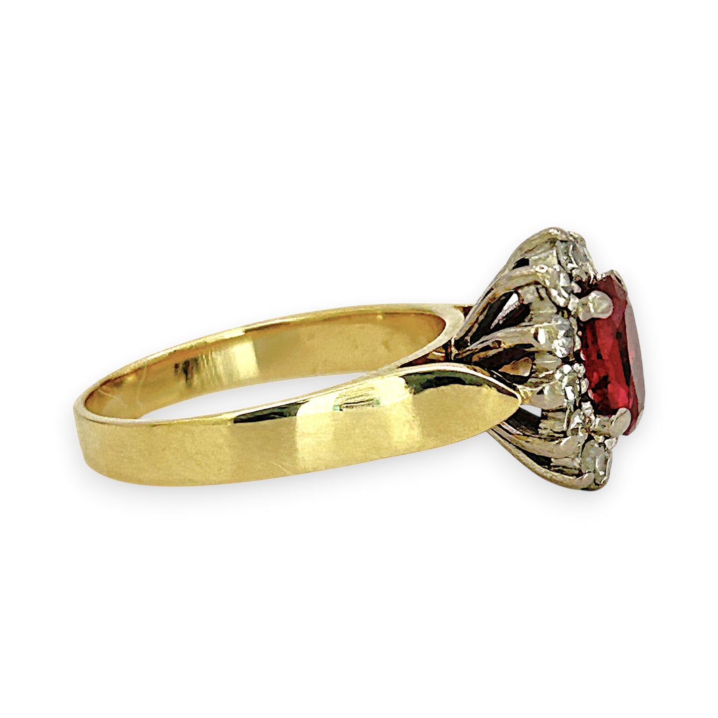 NZGD | 18ct Gold Ruby Solstice Bloom Ring Valuation $4,500