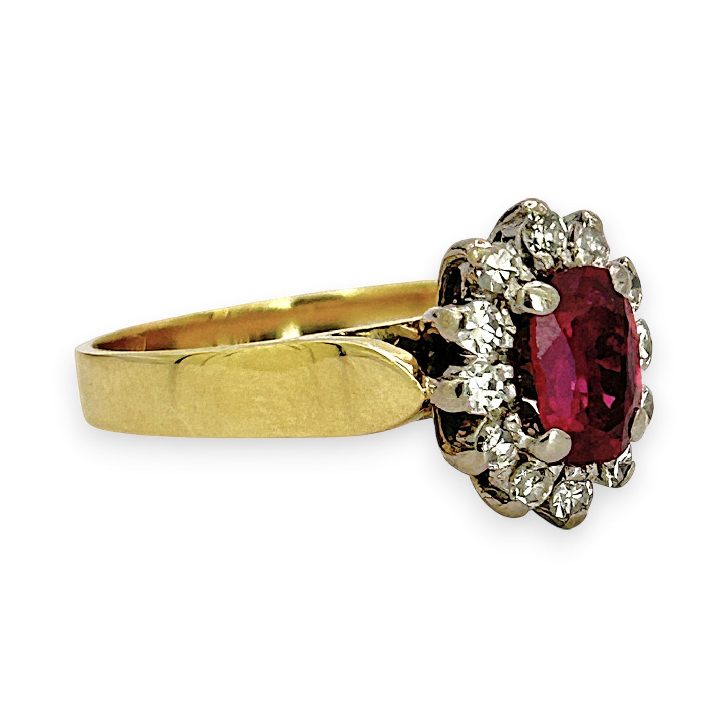 NZGD | 18ct Gold Ruby Solstice Bloom Ring Valuation $4,500