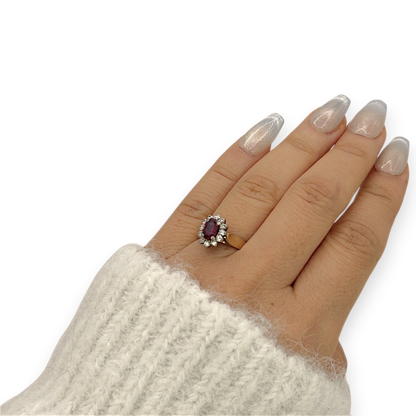 NZGD | 18ct Gold Ruby Solstice Bloom Ring Valuation $4,500