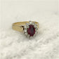 NZGD | 18ct Gold Ruby Solstice Bloom Ring Valuation $4,500