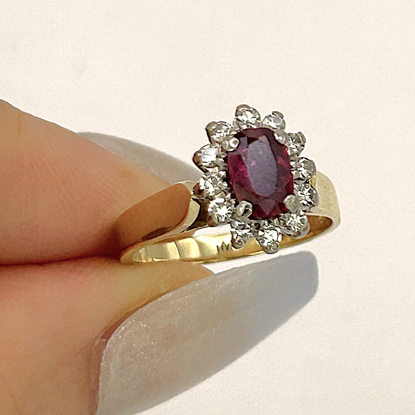 NZGD | 18ct Gold Ruby Solstice Bloom Ring Valuation $4,500