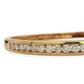 NZGD | 18ct Gold Lumina Crown Diamond Bangle Valuation $17,600