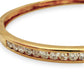 NZGD | 18ct Gold Lumina Crown Diamond Bangle Valuation $17,600