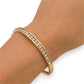NZGD | 18ct Gold Lumina Crown Diamond Bangle Valuation $17,600