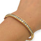 NZGD | 18ct Gold Lumina Crown Diamond Bangle Valuation $17,600