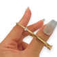 NZGD | 18ct Gold Luminous Solid Arc Bangle Valuation $28,500