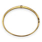 NZGD | 18ct Gold Luminous Solid Arc Bangle Valuation $28,500