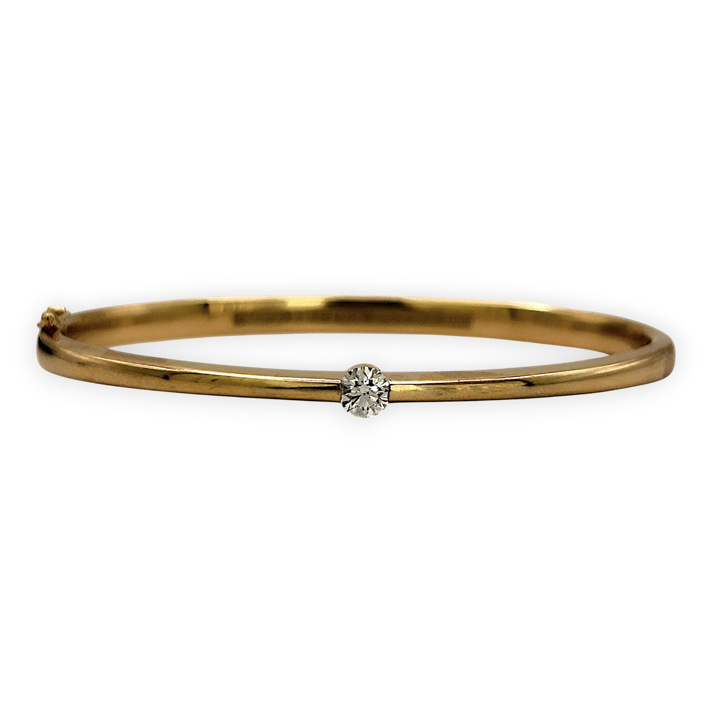 NZGD | 18ct Gold Luminous Solid Arc Bangle Valuation $28,500